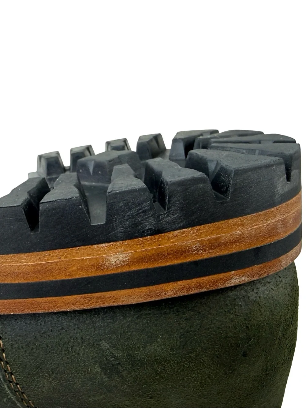 Truman Boot Co Green Leather Cap Toe Men’s 12 Boot Excellent